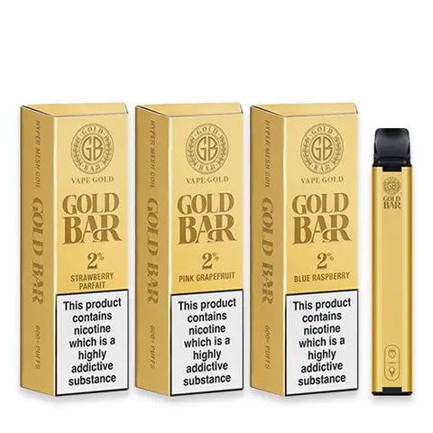 Gold Bar 600 Disposable Vape