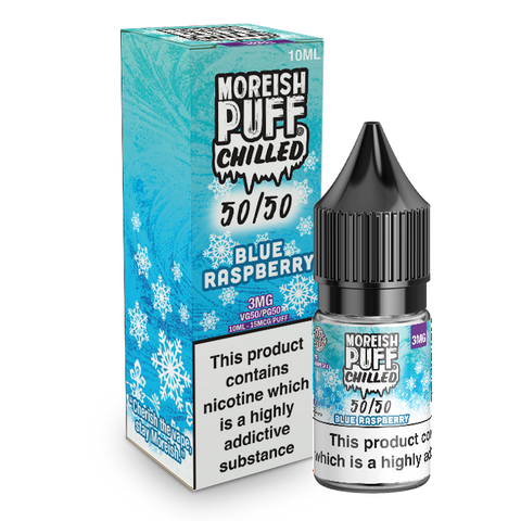 Moreish Puff 50/50 Chilled Blue Raspberry