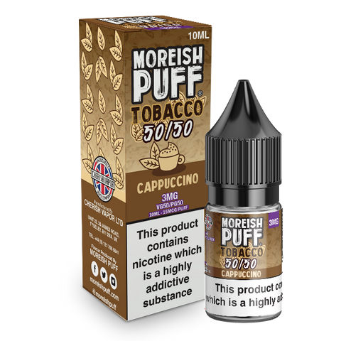 Moreish Puff 50/50 Tobacco Cappuccino