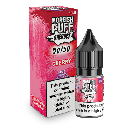 Moreish Puff 50/50 Sherbet Cherry