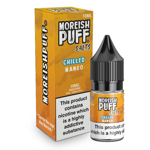 Moreish Puff Nic Salts Chilled Mango 10ml E-Liquid