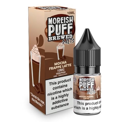 Moreish Puff Nic Salts Mocha Frappe Latte 10ml E-Liquid