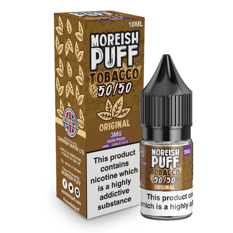 Moreish Puff 50/50 Tobacco Original