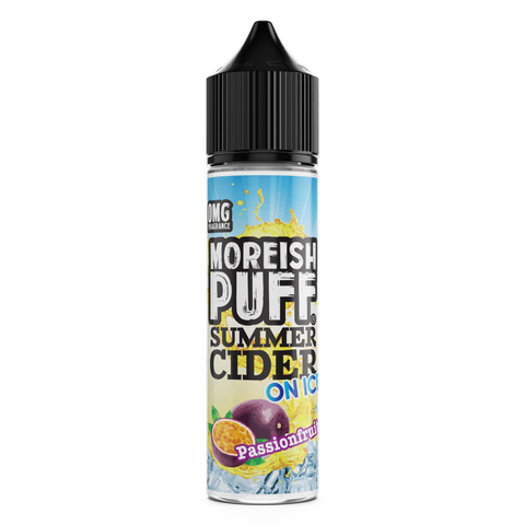 Moreish Puff Summer Cider on Ice Passionfruit